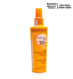 Chống nắng dạng xịt Bioderma Photoderm Max Spray - 200ml
